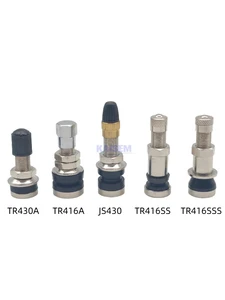 KAISHENG Motorcycle Valve Stem Wheel Tubeless Tire Valve Stem With Dust Cap Cover TR416SS TR430A TR416A