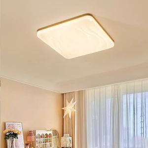 Premium Dimmable LED Chandelier Modern Ultra-Thin Surface Mount Lighting for Living Room with 50000 Hours Lifespan