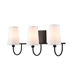 3 Light Mirror Front Vanity Lighting Fixtures Iron Bath Wall Sconce Lamp Vanity Lights Mirror Front Lamp
