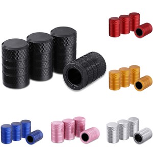 Aluminum Luxury Car Tire Valve Stem Covers With Screw Fixing For Abarth 124 Spider (2016-) And Various Vehicles