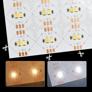 Flexible LED Backlighting Panel Sheet DC24V Free Cutting IP20 Rated for Ceilings & Light Boxes Even Illumination
