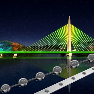 Programmable RGB Point Pixel Light DC24V IP67 Outdoor Waterproof for Bridge Lighting Urban Landscape Decoration