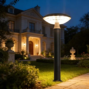Decoration Garden Yard Pole Lamps Super Bright White Led Solar Lights Outdoor Waterproof Powered Landscape Lighting Light