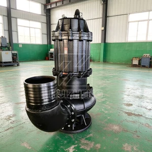 Cast Iron Heavy Duty Submersible Sewage Pump Bottom Agitator for High Concentration Mud Silt Removal High Efficiency