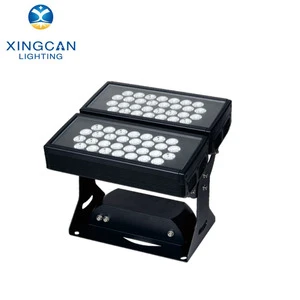 Aluminum Garden Bridge Building Facade Lighting Floodlight 72W 144W 150W 300W IP65 Waterproof RGBW DMX512 LED Facade Lighting