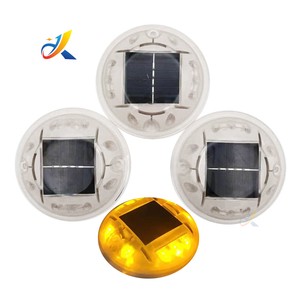 Solar Runway IP68 Waterproof Ground Lights High Brightness Traffic Signal Road Stud