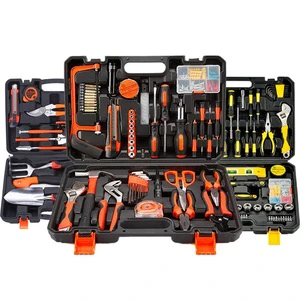 Factory Hot Selling Household Tools Set Manual Hand Tool Box with Hard Case 1 Set Scraper Included