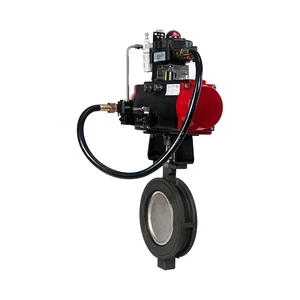 High-Performance Pneumatic Butterfly Valve Three-Piece Rapid High-Pressure Shut-Off Explosion-Proof