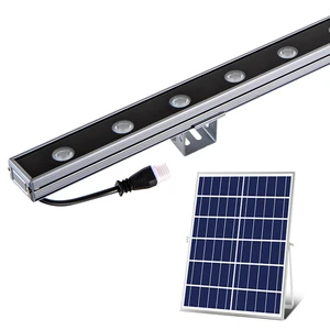Building Facade Light Led Wall Lamp Waterproof Garden Courtyard Hotel Sensor Solar LED Wall Washer Outdoor Lighting