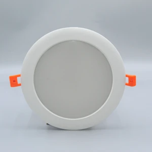Modern Indoor Lighting Factory Price Slim Round SMD Led Downlight Panel Light 12W Aluminum Body Recessed Mounted 220V 3000K