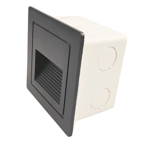 Outdoor Wall Light Square Step LED with Aluminum Base Warm White IP65 for Garden
