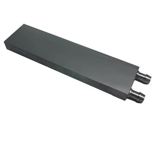 40*160*15mm Aluminum CPU Radiator Water Cooling Block Computer Case Liquid Cooler Water Cooling Heatsink Plate