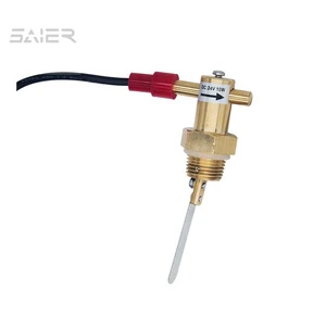 Water Switch Control 24v Solenoid Water Valve Heater For Boiler Level Switch Brass Flowmeter Control Of DN15