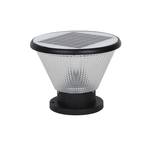 Factory Direct Large Solar Pillar Light Outdoor Solar Pier Mount Light for Gate Column Post Solar Garden Lights