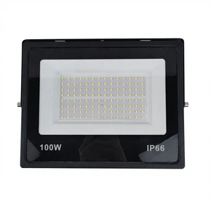 100W High Brightness LED Floodlight Warm White 95lm/Watt Aluminum Body with IP66 for Garden and Stadium