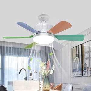 Indoor Ceiling Fan Light with Remote Silent Motor 3 Speed Cooling Fan Lamp
