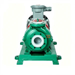 High Pressure 75HP Fluorine Plastic Alloy Sealless Magnetic Drive Centrifugal Pump With Direct Connection OEM For Acid Delivery
