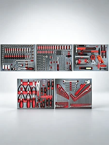 369PCS CR-V Carbon Steel Mechanic Tool Set High Hardness Socket Wrench Kit for Auto Repair