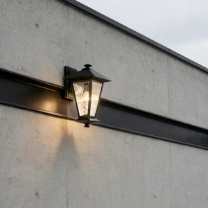 Vintage Lantern Style LED Waterproof Aluminum Outdoor Wall Light For Garden Patio Exterior