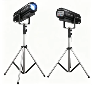 Hot 700W/600W High Power DMX512 RGBWA UV LED Follow Spot Light with Ra90 CRI for Stage Wedding Theater