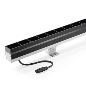 36W Aluminum RGB Color Transforming Outdoor Led Wall Washer with DMX Control Led Wall Washer Light with With Symmetric Louver