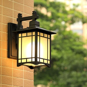 Chinese Style Outdoor Waterproof Wall Lamp for Courtyard Exterior Simple Wall Terrace Balcony Villa New Style Outdoor Wall Light