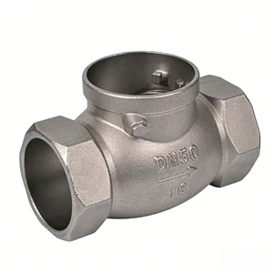 Silica Sol Precision Casting Process Stainless Steel Swing Check Valve Body