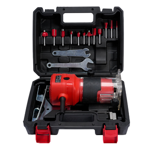 Heavy-duty Chamfering Electric Woodworking Slotting Machine With Speed-adjustable Wood Milling Complete Tool Set