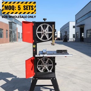 Electric Heavy Duty Cast Iron Frame Vertical Woodworking Band Saw Throat Machine For Wood Cutting DIY Workshop