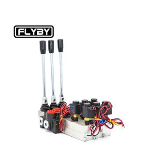 FLYBY Electric Pneumatic Hydraulic Directional Control Valve Seciton Directional Control Valve For Excavators Bulldozers Cranes