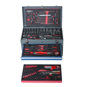 2024 New Design JMST 121 Pcs Hand Tools Set Hard Case CE Certified for Auto Repair & Household Use OEM Accepted
