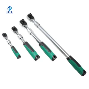 HTL 1/4 Inch Drive Length Adjustable Extendable Ratchet Socket Wrench Set-Car Body Repair Tool