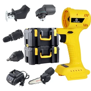 APTS Professional Electric Tools Kit Combo Set with Brushless Motor Technology Lithium Battery Hard Case Packaging