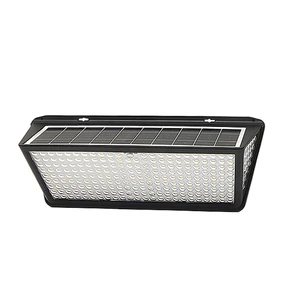 3 Side Lighting Solar Powered Garden Lamp Radar Sensor Outdoor Waterproof 258LED Solar Security Wall Lights