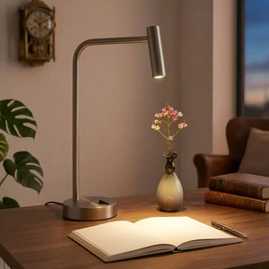 Small Modern Decoration Table Lamp Lighting Gold Black Bedside Sliver Led Light Table