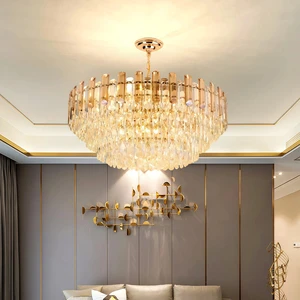 JYLIGHTING New Design SAA UL CE Ceiling Lamp Modern Led Crystal Ceiling Light for Home Living Room Bedroom