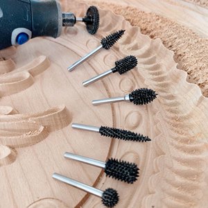 Tungsten Carbide High Hardness Extreme Coarse Rotary Burr Woodworking Tools OEM Grinding Head Dremel Rotary Tool Wood Carving