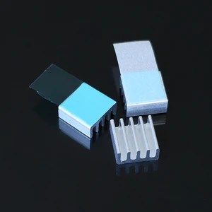 11x11x5mm Ultra Thin Aluminum Heat Sink IC Chip Mainboard Tiny Electronic Component High Efficiency Heat Dissipation Radiator