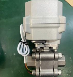 SS304 Stainless Steel Motorized Control Ball Valve