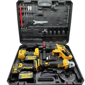 Wholesale Household Tools Kit Battery Power Tools Set 21V Cordless Impact Drill Electric Power Tools