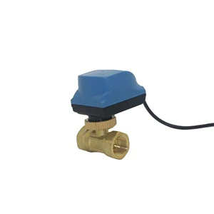 Compact Mini AC220V Electric Ball Valve Brass Motorized Ball Valve Two-way Valves DN15 DN20 DN25