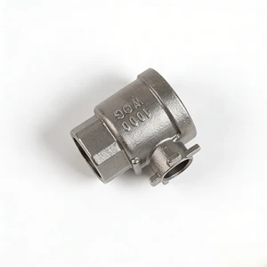 Stainless Steel Investment Casting Parts Threaded Horizontal Check Valve Body