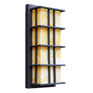 18W Microwave Sensor LED Wall Lamp IP65 Bulkhead Lamp Garden Hotel Balcony Bathroom Basement Ceiling Light Square-shaped PC