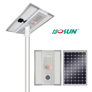 BOSUN Ip65 Outdoor Street Lamp Waterproof 400w 500w 600w 800w 1000w 1200w Integrated All in One Led Solar Street Light