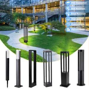 LED Aluminum Landscape Lighting DC12V 30/40/60/80cm 7/12W Waterproof IP65 Outdoor Lawn Lights Pathway 3000K 4000K 6500K Easy