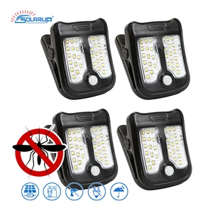 Solarup Integrated Clamp Lamp Solar Flood Lights Outdoor Waterproof Led Mosquito Fencing Light Solar Motion Sensor Solar Light