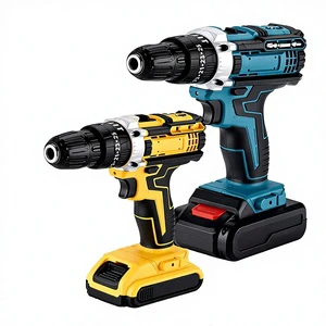 Hand Drill Multifunctional Lithium Drill Power Tool 21V Brush Motor Two-Speed Universal Chuck Home Electric Screwdriver Set
