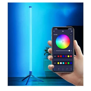Led Corner Floor Lamp Living Room Luxury Tv Backlight Atmosphere Usb Rgb Tube Light