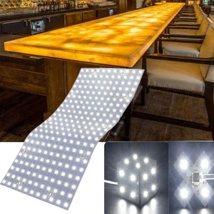 Super Bright LED Flex Sheet Ultra Thin Flexibility Flexible Bendable Panel LED Light Sheet 24V 490mmx245mm for Marble Backlight