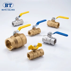 OEM ODM Brass Ball Valve PN40 1/2 Inch 4 Inch Full Port Forged Brass Ball Valves for Water Gas and Oil